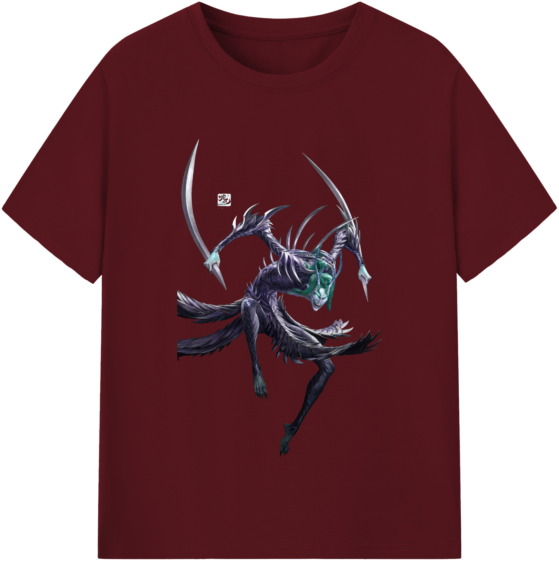 （画像用） Ne Zha 2 ナタ 魔童の大暴れ 綿100％半袖Tシャツ（フロントプリント）